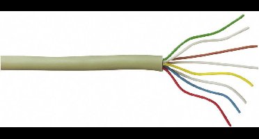 BKL Electronic 1507002/50 Telefoonkabel J-Y(ST)Y 4 x 2 x 0.6 mm Grijs 50 m