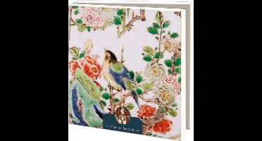 Kaartenmapje met 10 kaarten en enveloppen, vierkant Kaartenmapje: Chinese Porcelain, Kasteel De Haar