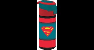Superman Drinkfles - 532 ml - Waterfles - Logo design - 1 stuk - Voor kinderen - Voor jongens