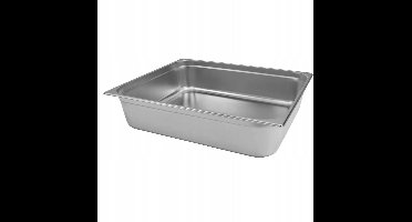 Mega-M Professionele GN 2/1 Bak - 65x53 cm - Diepte 150 mm - RVS - Gastronorm Container - Roestvrij Staal - Voor Oven, Koeling en Catering - Extra Diep