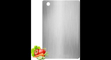 Home & Marker - Snijplank RVS - Snijplanken Vaatwasserbestendig - Cutting Board - Snijmat - Serveerplank - VITABOARD