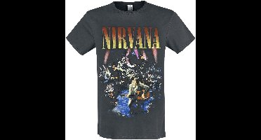 Nirvana Amplified Collection - Unplugged In New York Heren T-shirt - houtskool - 3XL