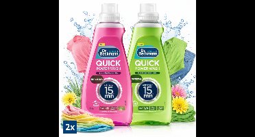 Voordeelverpakking Dr. Beckmann Quick Power Wash – Universal Anti-Grauw + Colour Protect – 4 × 800 ml – Snelle & Krachtige Reiniging voor Alle Was