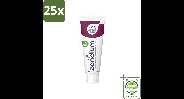 25 x Zendium - Tandpasta - Sensitive+ White - 75 ml - Grootverpakking - Gevoelige Tanden - Tandpasta - Natuurlijke Whitening - Mondverzorging - Mondweerstand
