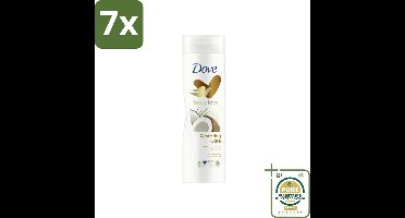 7 x Dove Bodylotion - Nourishing Secrets - Restoring Ritual - Kokos & Amandel - 400 ml - Grootverpakking - Exfolierende Body Scrub - Huidverzorging - Body Scrub - Huidverzorging - Huidverzorging