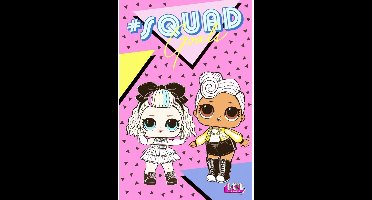 LOL Surprise! Fleeceplaid Goals - 100 x 150 cm - Roze