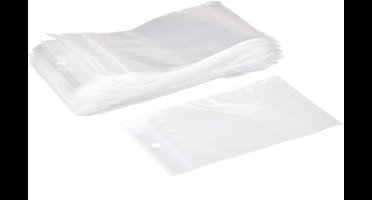 Vaessen Creative Gripzakjes - plastic - 16x25cm - 100st