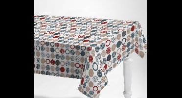 Wicotex - Tafelzeil - Tafelkleed Bely Rood - Afmeting 140x240cm - Afneembaar - Afwasbaar