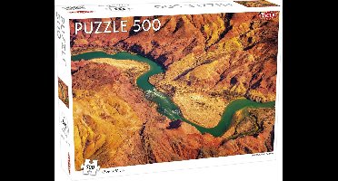 Tactic Desert Grand Canyon – Puzzel – 500 stukjes – Indrukwekkend Woestijnlandschap – Strak en Rustgevend Ontwerp – Hoogwaardige Scandinavische Kwaliteit