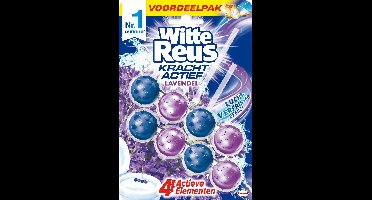 Witte Reus Toiletblok WC Kracht Actief - Lavendel Boost - Duopack