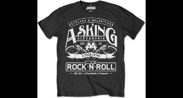 Asking Alexandria - Rock 'N Roll Heren Tshirt - L - Zwart