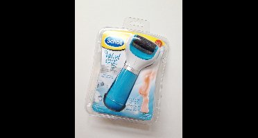 Scholl Voetvijl Elektrisch Velvet Smooth- Diamond Crystals - Regular- Express Pedi - Blauw - 1 Stuk