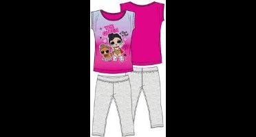LOL Surprise pyjama roze/grijs maat 110