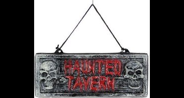 Deco Bord 'Haunted Tavern' | Halloween Decoratie