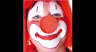 Clowns neus - 10x - rood - knijp foam - carnaval verkleed neus - kinderen/volwassenen