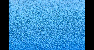 Filterschuim medium 50x50x 2cm blauw