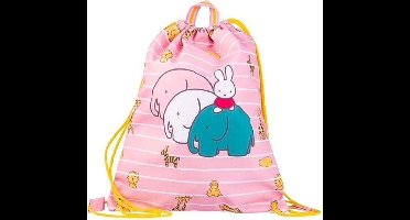 Prinsess Traveller Nijntje Gymtas - roze - 30 x 37 cm