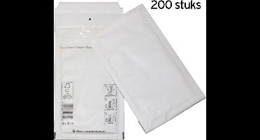 Luchtkussen enveloppen B/12 (wit) - 120 x 220 mm - 200 stuks