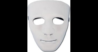 Masker PVC Wit Man | Eng wit masker