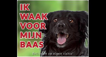 Markiesje Waakbord - Ik waak voor mijn Baas