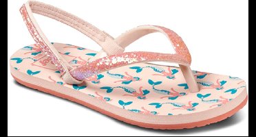 Reef Little Stargazer Prints Meisjes Slippers - Mermaid - Maat 23/24