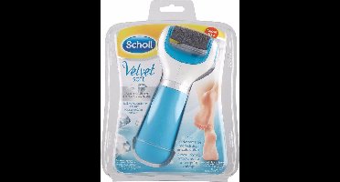 Scholl Velvet Soft Elektronische Voetvijl - Eeltverwijderaar Blauw 1 Stuk