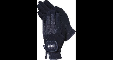 Harrys Horse Rijhandschoenen - Domy Suede Mesh - Zwart - XXL