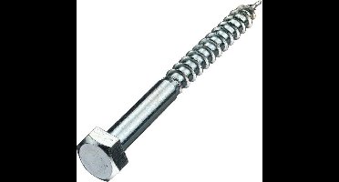 Houtdraadbout verzinkt 4.6 12x150mm (doos a 50 stuks) Din571
