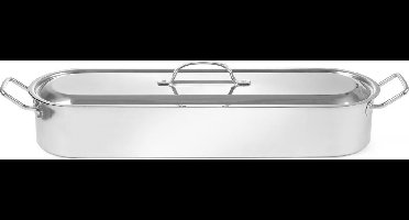 Hendi Vispocheerpan met Geperforeerde Inzet - 674x188x(H)125mm