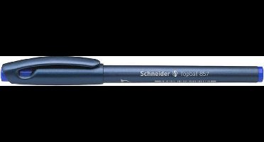 rollerball Schneider Topball 857 0,6mm blauw doos met 10 stuks