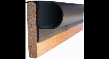 Dock Edge P profiel zwart 2.44 meter