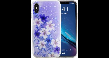 Silicone/TPU back cover print Geschikt voor Apple iPhone xs max (5)