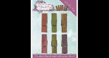 Yvonne Creations - Stylish Flowers - Wooden Pegs