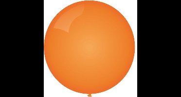 Topballon oranje 6 stuks - 91 cm