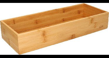 Lade bakjes/organize set - Tidy Smart - 4-delig - bamboe - opbergsysteem/opbergen