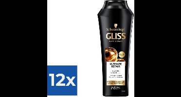 Gliss Kur - Shampoo - Ultimate Repair - 250ml x 12