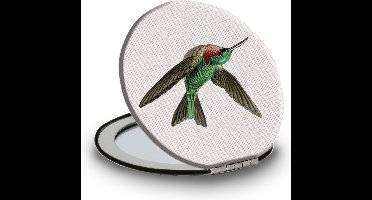 Bekking & Blitz - Reisspiegel - Make-up spiegel - Compact formaat - Kunst - Museumkunst - Vogels - Kolibrie - Art Forms of Nature - Ernst Haeckel - Teylers Museum Haarlem