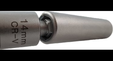 Weber Tools 14mm Bougiedop met kniegewricht BMW