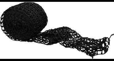 Vleesnet zwart 5 mx 18 cm tot 220 ° C - Rolladenet - vleesnet