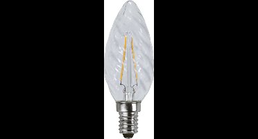 Kaarslamp - E14 - 2W - Extra Warm Wit - 2700K - Filament - Helder