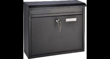 HI Brievenbus - metaal - met slot - 36 x 12 x 32 cm - Ophangbare postbus - met slot