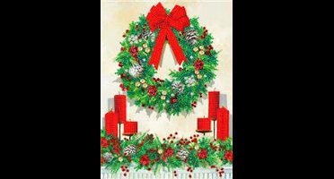 Crystal Art Giant Kit | Festive Wreath