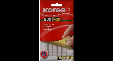 Kores Gumfix - 84 kneedbare bevestigingspads  kleefgum