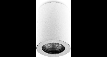 Groenovatie Opbouwspot - Rond - Vast - Waterdicht IP54 - GU10 Fitting - Mat Wit