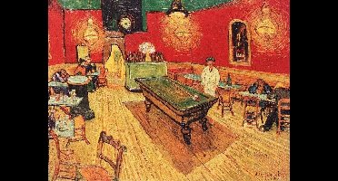 Kunstdruk Vincent Van Gogh - Caffe di notte 80x60cm