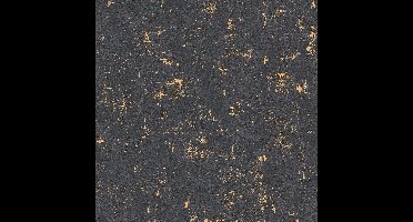 BETONLOOK BEHANG | Industrieel - zwart goud - A.S. Création Trendwall