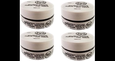 Red one Bright White Hair Wax| Haarwax| Haargel| Gel| Aqua wax| Witte Aqua haarwax| 4 stuks| 4 pieces