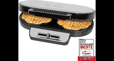 Clatronic WA 3745 - dubbel wafelijzer - RVS afwerking