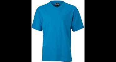 James and Nicholson Heren V Hals Tee (Turquoise)