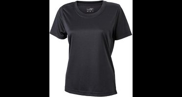 James and Nicholson Vrouwen/dames Actieve Tee (Zwart)